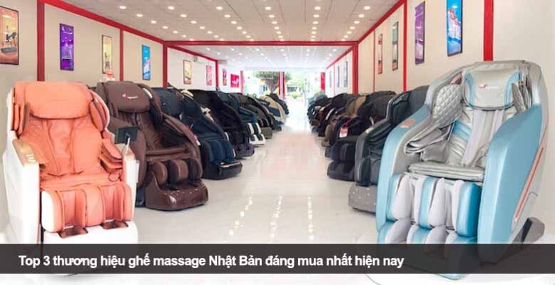 Top 3 thương hiệu ghế massage Nhật Bản đáng mua nhất hiện nay